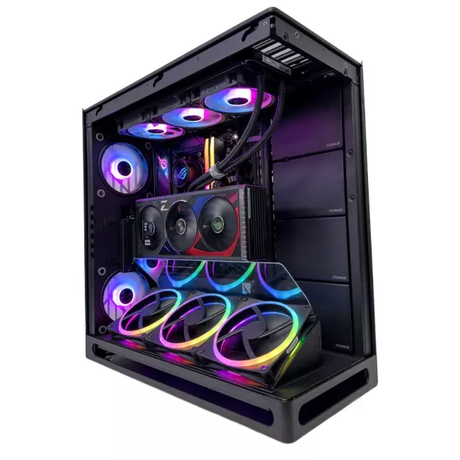 Celestial Gaming PC (Ryzen 7 7800X3D, 32 GB DDR5 RAM, RTX 4070 Ti Super 16GB GPU) - Powered by ASUS