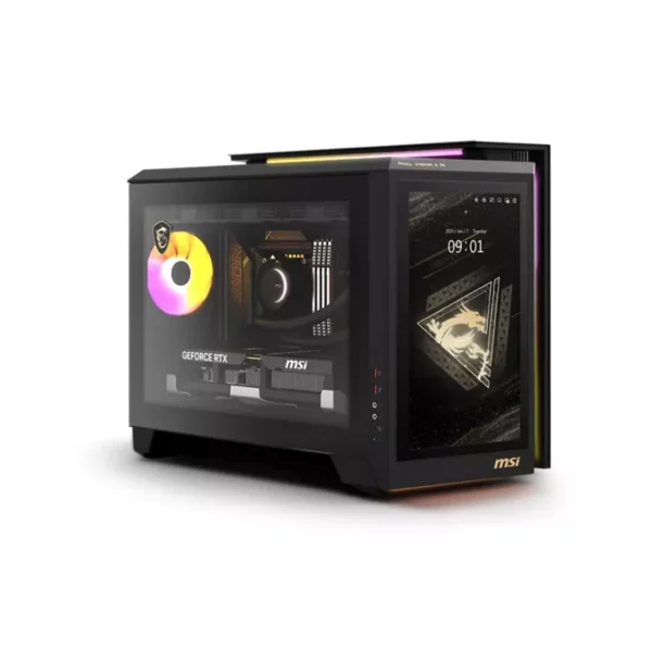 MSI MEG Vision X AI 2nd Barebone Gaming Desktop - Black - Image 3