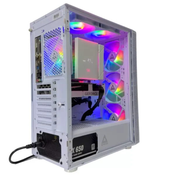 Ramadan Gaming PC (Core i5-14400F, 16GB RAM, RTX 4060 8GB GPU) - White - Image 2